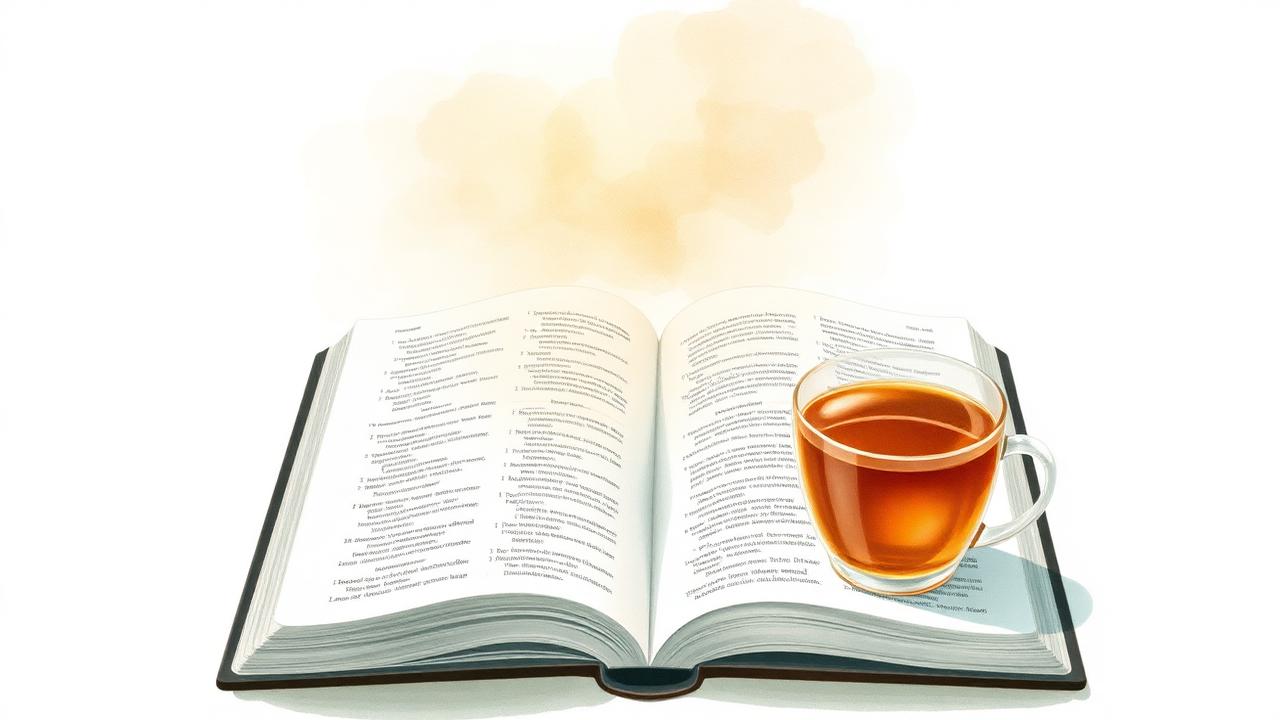 Open Bible with warm light and tea — faith-based anxiety support