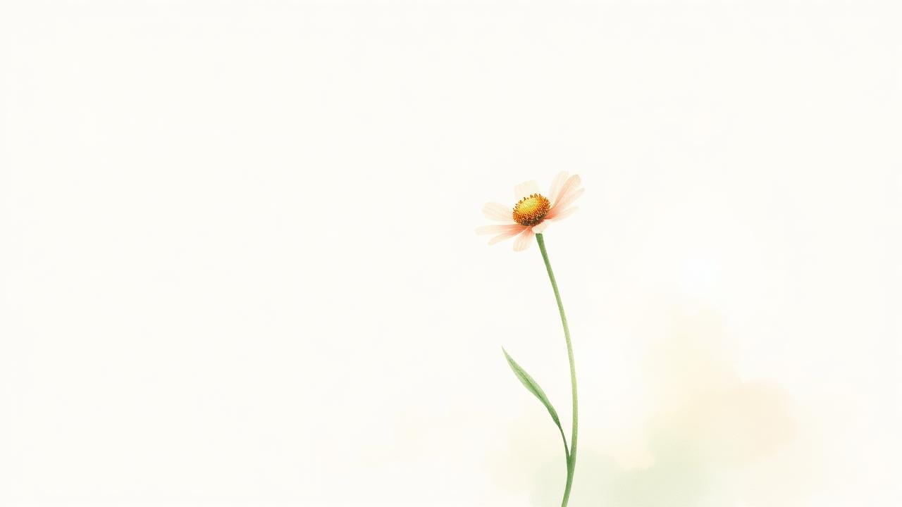 Flower growing toward light — navigating grief with grace